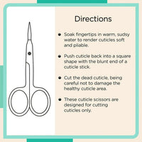 Equate Beauty Stainless Steel Precision Fingernail Cuticle Scissors EasyOptionXY LLC