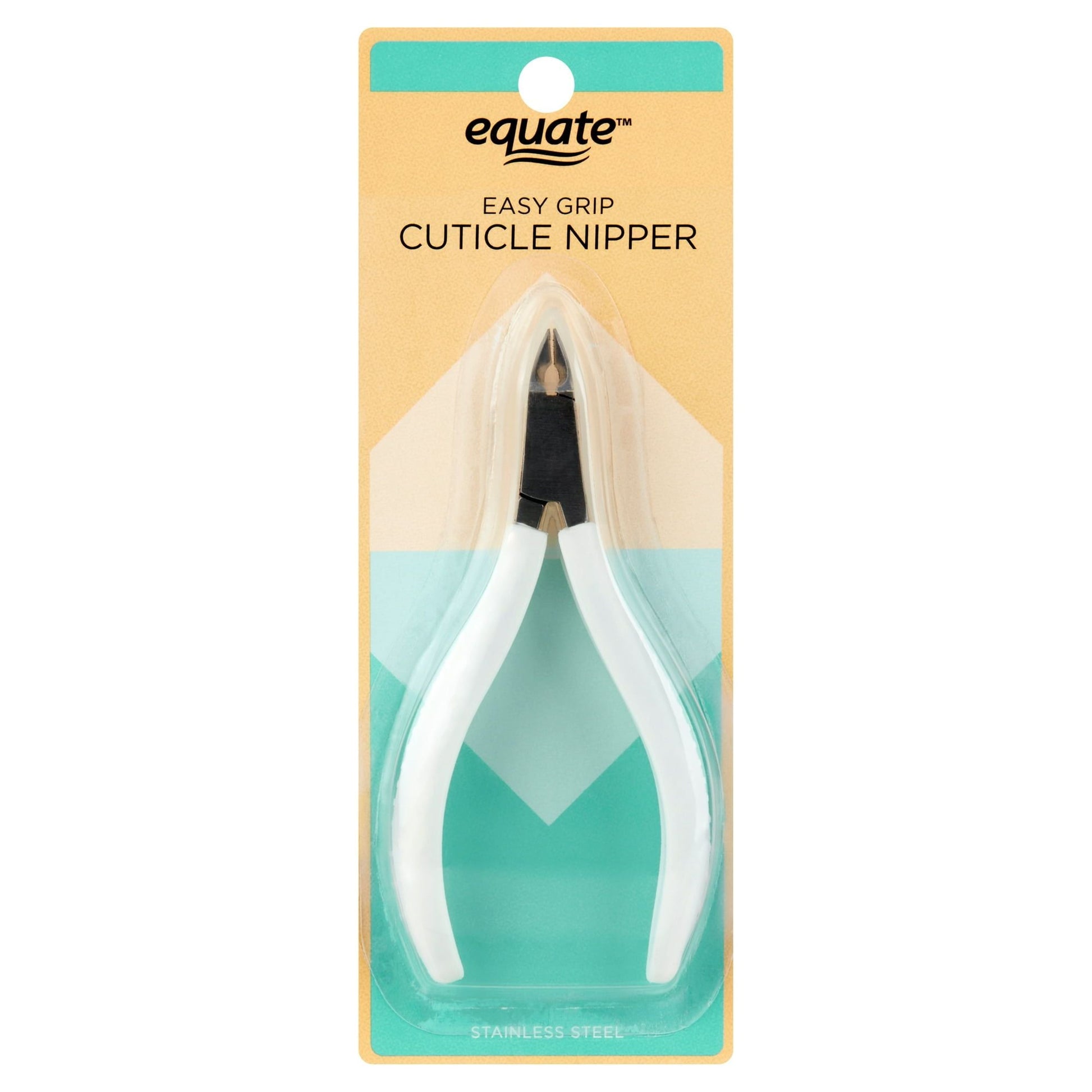 Equate Beauty Stainless Steel Non-Slip Easy Grip Cuticle Nipper EasyOptionXY LLC