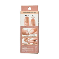 KISS imPRESS Bare but better Short Square Gel Press-On Nails, Glossy Light Pink, 30 Pieces EasyOptionXY LLC