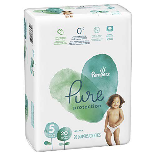 Pampers Pure Protection Natural Diapers, Size 5, 20 Count EasyOptionXY LLC