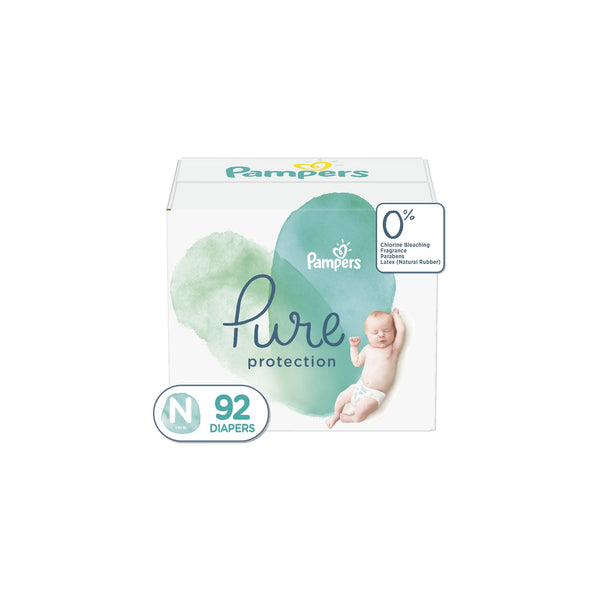 Pampers Pure Protection Natural Newborn Diapers, Size N, 92 Count EasyOptionXY LLC