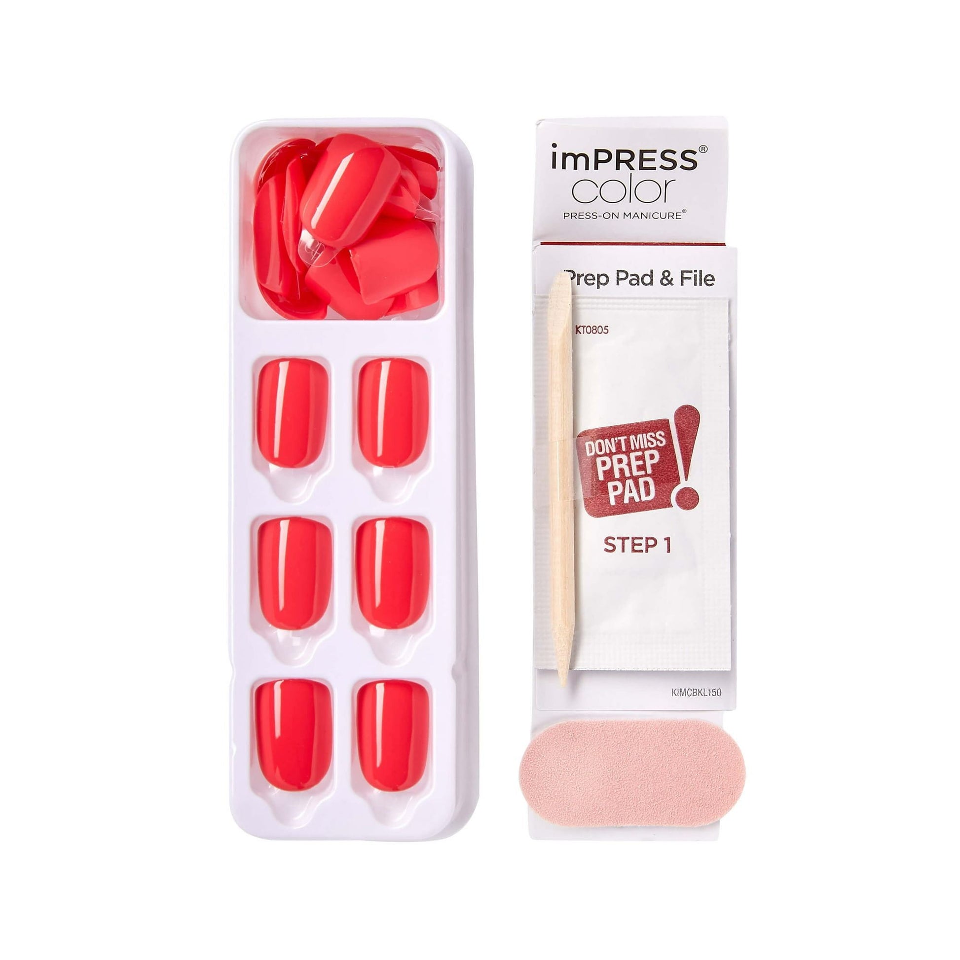 imPRESS Color Press-on Manicure, Chorally Crazy, Short EasyOptionXY LLC