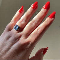 Olive & June Press-on Artificial Nails, Almond Medium, Lava, Red, 42 Ct EasyOptionXY LLC