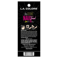 L.A. COLORS Shine Nail Trend Nail Tips, Coffin Shape, Extra, 24 Pieces EasyOptionXY LLC