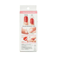 KISS imPRESS Medium Coffin Gel Press-On Nails, Glossy Pink, 30 Pieces EasyOptionXY LLC