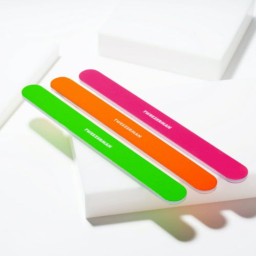 Tweezerman 100/180 Grit Neon Nail Files- 3 Pack EasyOptionXY LLC