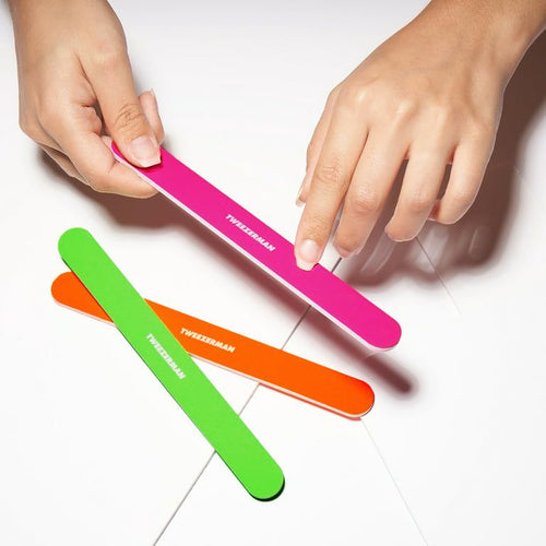 Tweezerman 100/180 Grit Neon Nail Files- 3 Pack EasyOptionXY LLC