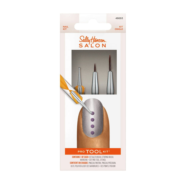 Sally Hansen Nail Salon Pro Tool Kit, 0.32 oz, Nail Art Tools EasyOptionXY LLC