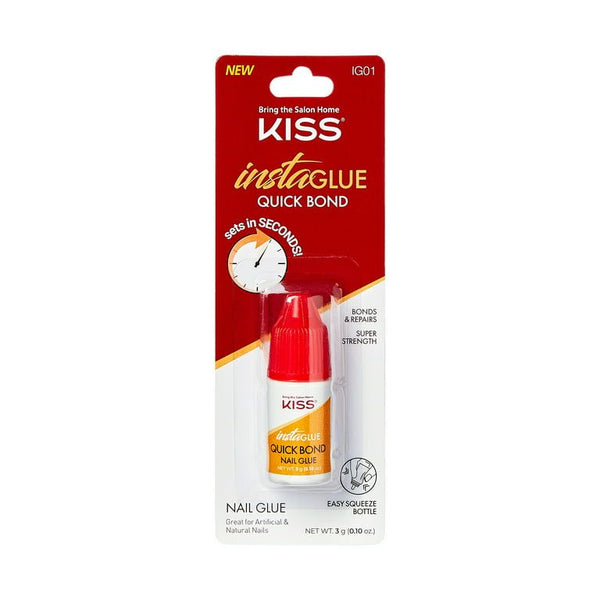 KISS Insta-Glue Quick Bond Super Strength Nail Adhesive, 0.10 Oz. EasyOptionXY LLC