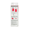 KISS imPRESS Color Long-Lasting Medium Coffin Press-On Nails, Solid Red, 30 Pieces EasyOptionXY LLC