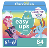 Pampers Easy Ups Training Underwear Girls Size 7 5T-6T, 84 Count EasyOptionXY LLC