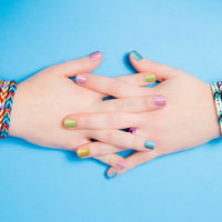 KISS imPRESS MINI Press-on Manicure, Besties, Short EasyOptionXY LLC