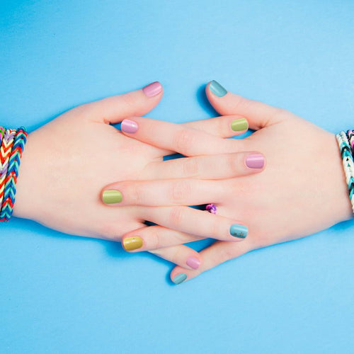 KISS imPRESS MINI Press-on Manicure, Besties, Short EasyOptionXY LLC