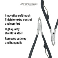 Japonesque Stainless Steel Soft Touch Cuticle Nipper EasyOptionXY LLC