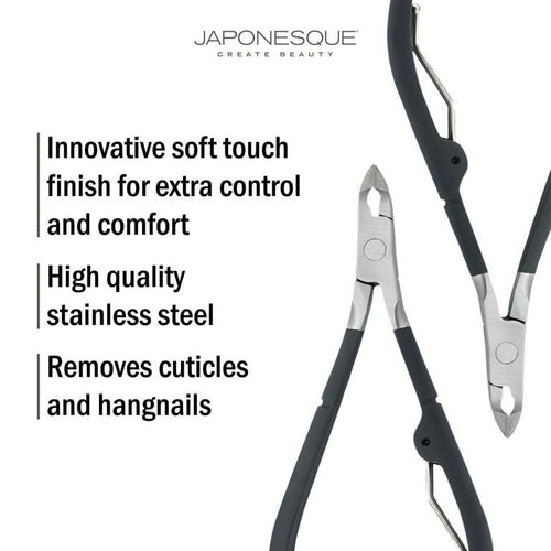 Japonesque Stainless Steel Soft Touch Cuticle Nipper EasyOptionXY LLC