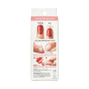 KISS imPRESS Long-Lasting Short Square Gel Press-On Nails, Glossy Medium Red, 'Adore You', 33 Ct. EasyOptionXY LLC