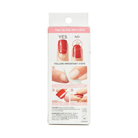 KISS imPRESS Medium Almond Gel Press-On Nails, Glossy Light White, 30 Pieces EasyOptionXY LLC