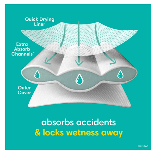 Pampers Easy Ups Training Underwear Girls Size 7 5T-6T, 84 Count EasyOptionXY LLC