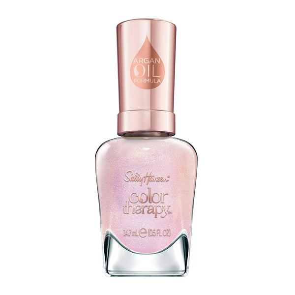 Sally Hansen Color Therapy Nail Polish, Pink I'll Sleep In, 0.5 oz, Restorative, Argan Oil Formula EasyOptionXY LLC