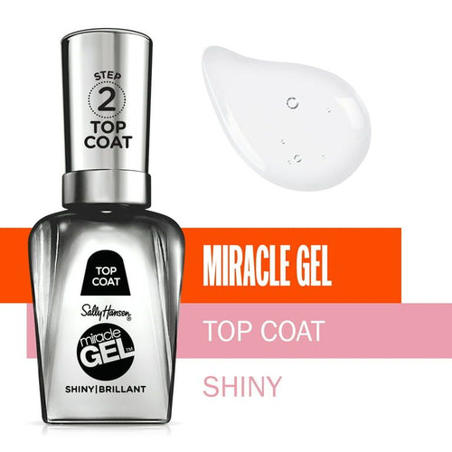 Sally Hansen Miracle Gel Nail Polish Lacquer, Shiny Top Coat, 0.5 fl oz, 1 Pack EasyOptionXY LLC