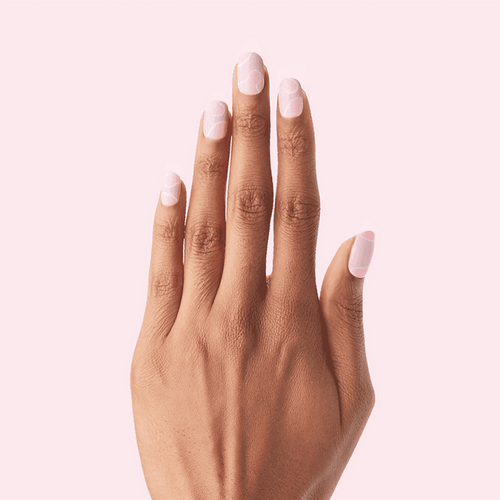 Olive & June Press-on Artificial Nails, Round Short, Groovy Swirl, Pink, 42 Ct EasyOptionXY LLC