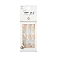 KISS imPRESS Medium Almond Gel Press-On Nails, Glossy Light Pink, 'On My Mind', 33Ct. EasyOptionXY LLC