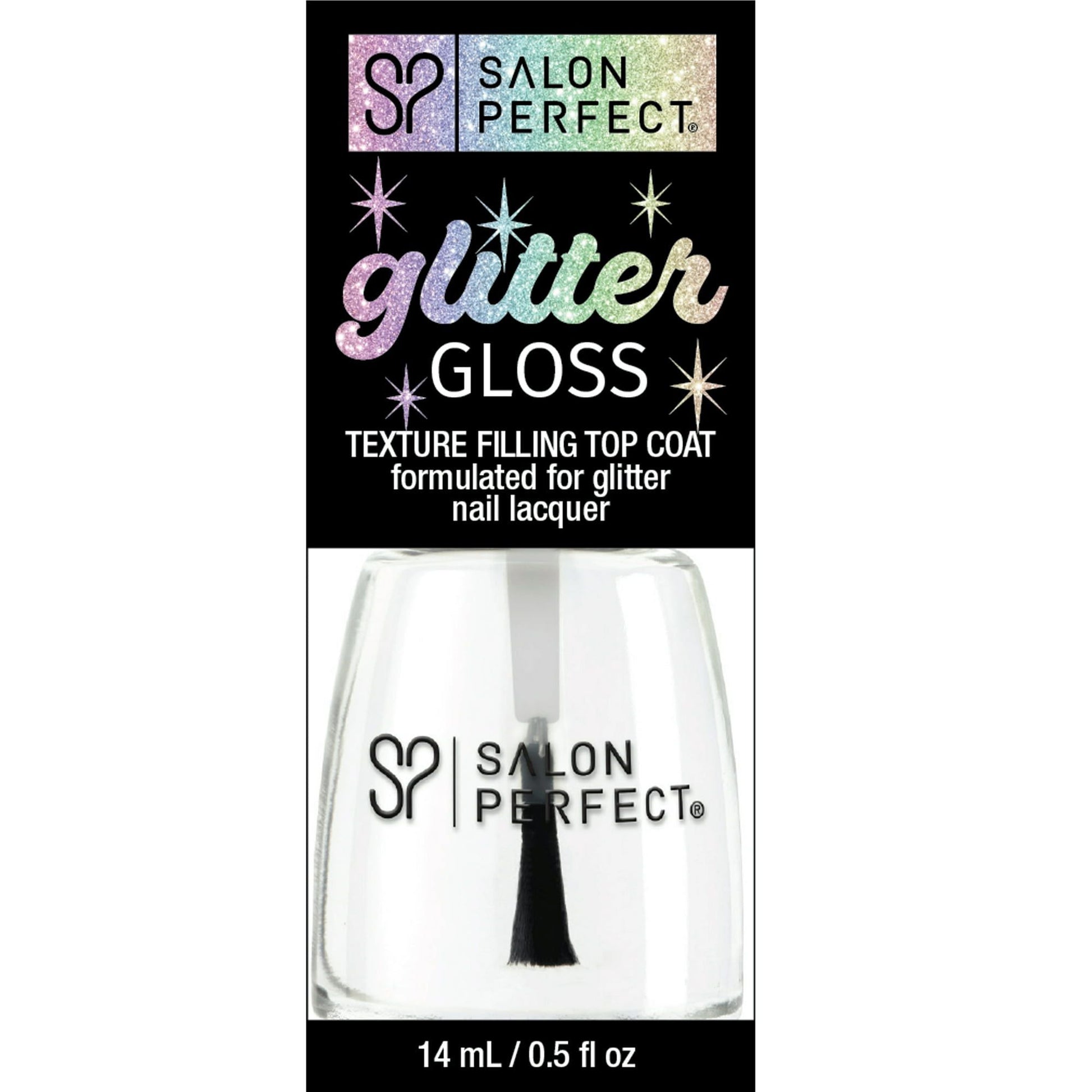 Salon Perfect Nail Lacquer, 626 Glitter Gloss Top Coat, 0.5oz EasyOptionXY LLC
