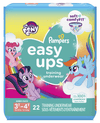 Pampers Easy Ups Training Underwear Girls Size 5 3T-4T, 22 Count EasyOptionXY LLC