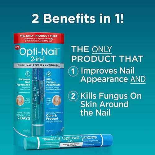 Opti-Nail 2-in-1 Fungal Nail Repair Plus Antifungal EasyOptionXY LLC