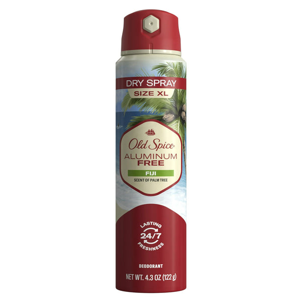 Old Spice Men's Aluminum Free Dry Spray, Fiji, 4.3 oz EasyOptionXY LLC