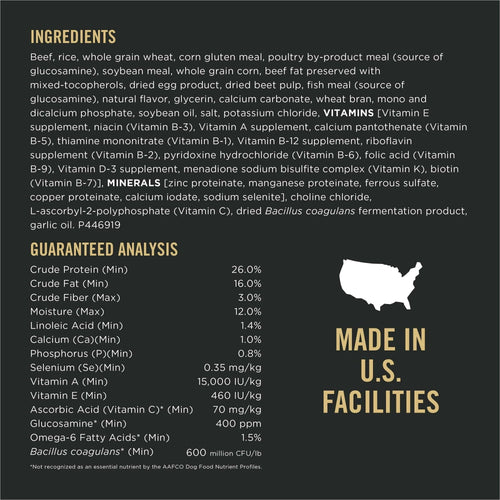 Purina Pro Plan Complete Essentials for Adult Dogs Beef Rice, 35 lb Bag EasyOptionXY LLC