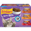Purina Friskies Meaty Bits Wet Cat Food Variety Pack, 5.5 oz Cans (12 Pack) EasyOptionXY LLC