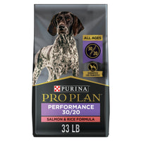 Purina Pro Plan Performance 30/20 for Dogs of All Ages Salmon Rice, 33 lb Bag EasyOptionXY LLC