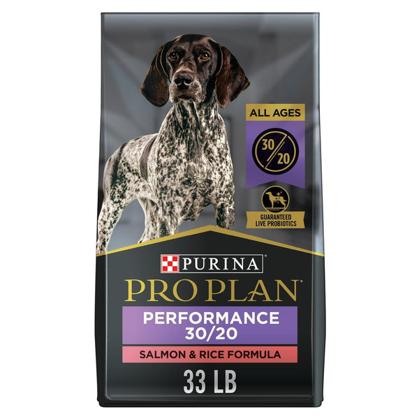 Purina Pro Plan Performance 30/20 for Dogs of All Ages Salmon Rice, 33 lb Bag EasyOptionXY LLC