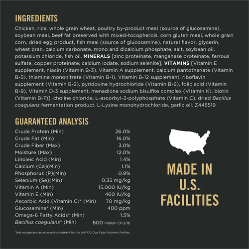 Purina Pro Plan Complete Essentials for Adult Dogs Chicken Rice, 18 lb Bag EasyOptionXY LLC