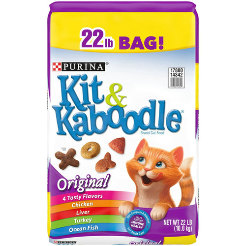Purina Kit and Kaboodle Original Dry Cat Food for Adult Cats, Immune Health Support, 22 lb Bag EasyOptionXY LLC