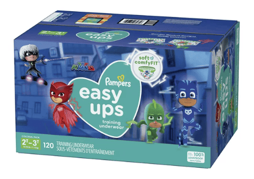 Pampers Easy Ups Training Underwear Boys, Size 4 2T-3T, 120 Count EasyOptionXY LLC