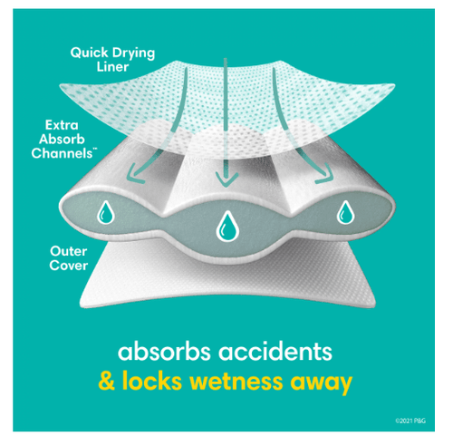 Pampers Easy Ups Training Underwear Boys Size 6 4T-5T, 18 Count EasyOptionXY LLC