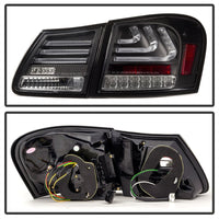 Spyder 07-11 Lexus GS 350 LED Tail Lights Black ALT-YD-LGS06-LED-BK OffRoadUSA.com