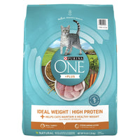 Purina One +Plus Ideal Weight High Protein Dry Cat Food Turkey, 16 lb Bag EasyOptionXY LLC
