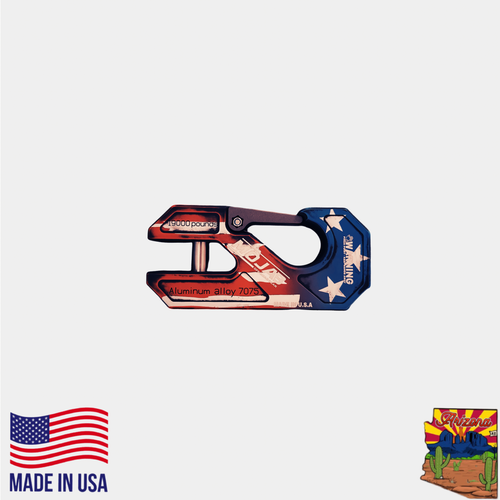 Aluminum winch shackle, closed latch (LIFE TIME WARRANTY*) MOJAB OFFROAD