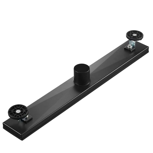 Linear Shower Drain 32" with Removable Grate, Matte Black Polished 304 Stainless Steel Shower Drain, Shower Drain, Floor Shower Drain with Hair Strainer, Adjustable Levelingft