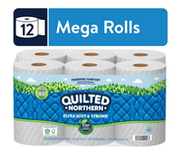 Quilted Northern Ultra Soft & Strong Toilet Paper, 12 Mega Rolls EasyOptionXY LLC