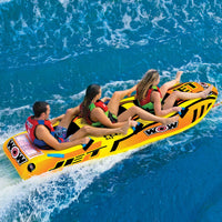 WOW Sports Jet Boat 3 Person Towable Water Tube For Pool and Lake (17-1030) Jupiter Gear