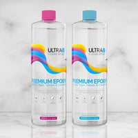 Bar Top and Table Top Clear Epoxy Resin 2 Quarts UltraClear Epoxy