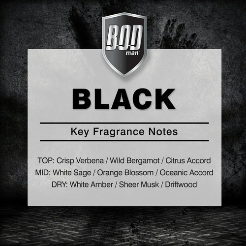 BOD Man Fragrance Body Spray, Black, 8 fl oz EasyOptionXY LLC