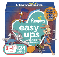 Pampers Easy Ups Unisex Training Underwear, 3T - 4T, 124 Count EasyOptionXY LLC