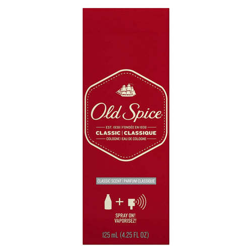 Old Spice Cologne Spray for Men, Classic Scent, 4.25 fl oz EasyOptionXY LLC