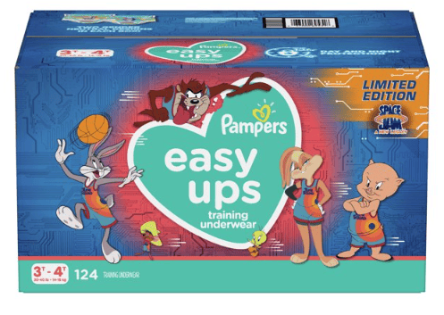Pampers Easy Ups Unisex Training Underwear, 3T - 4T, 124 Count EasyOptionXY LLC