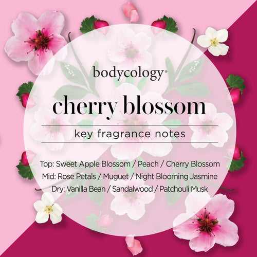Bodycology Fragrance Body Mist, Cherry Blossom, 8 fl oz EasyOptionXY LLC